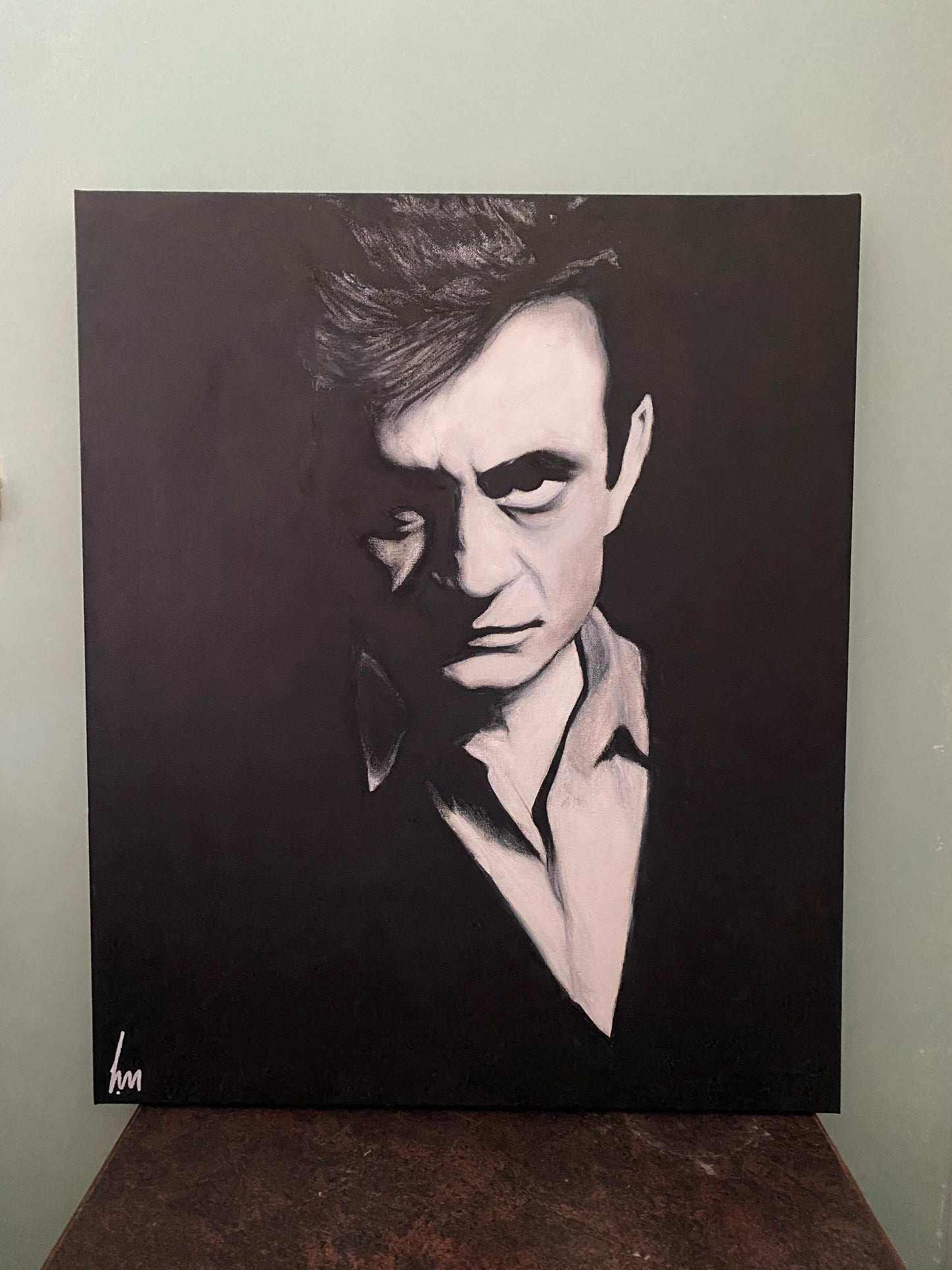"Man in black"