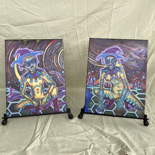 Joker poker set. (PRINT)